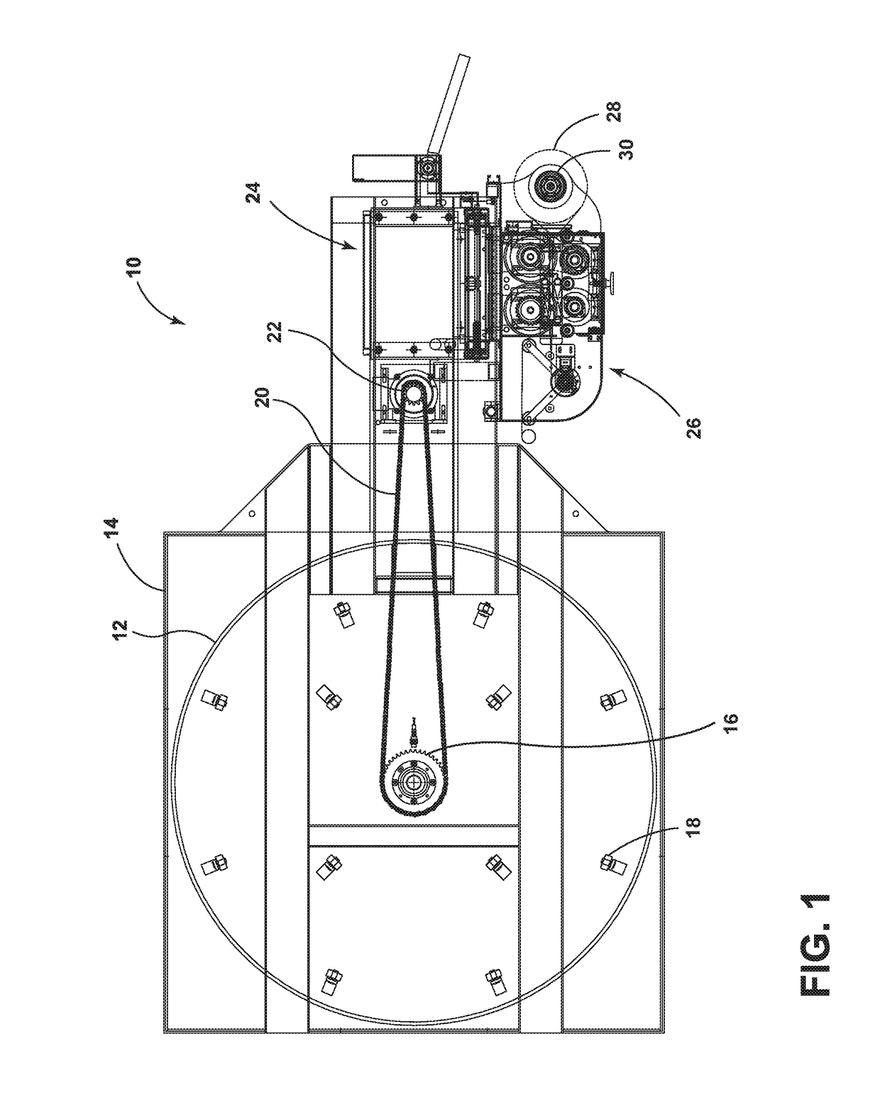 System and method of applying stretch film to a load