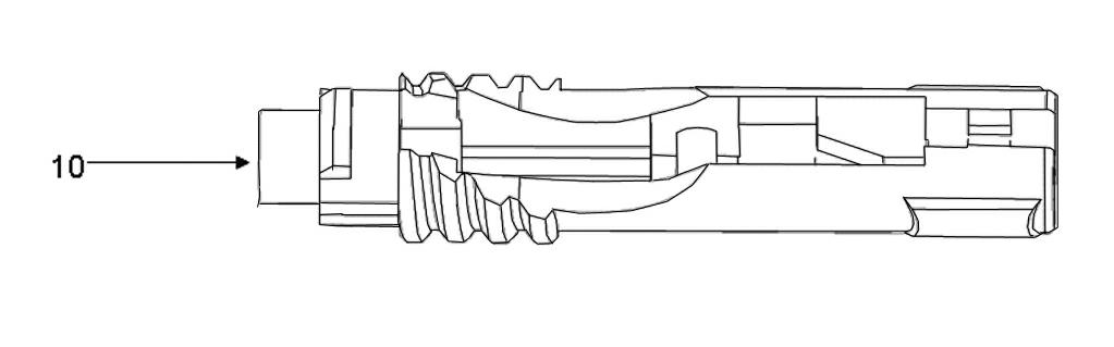 Fibre-embedded optical fibre fast connector