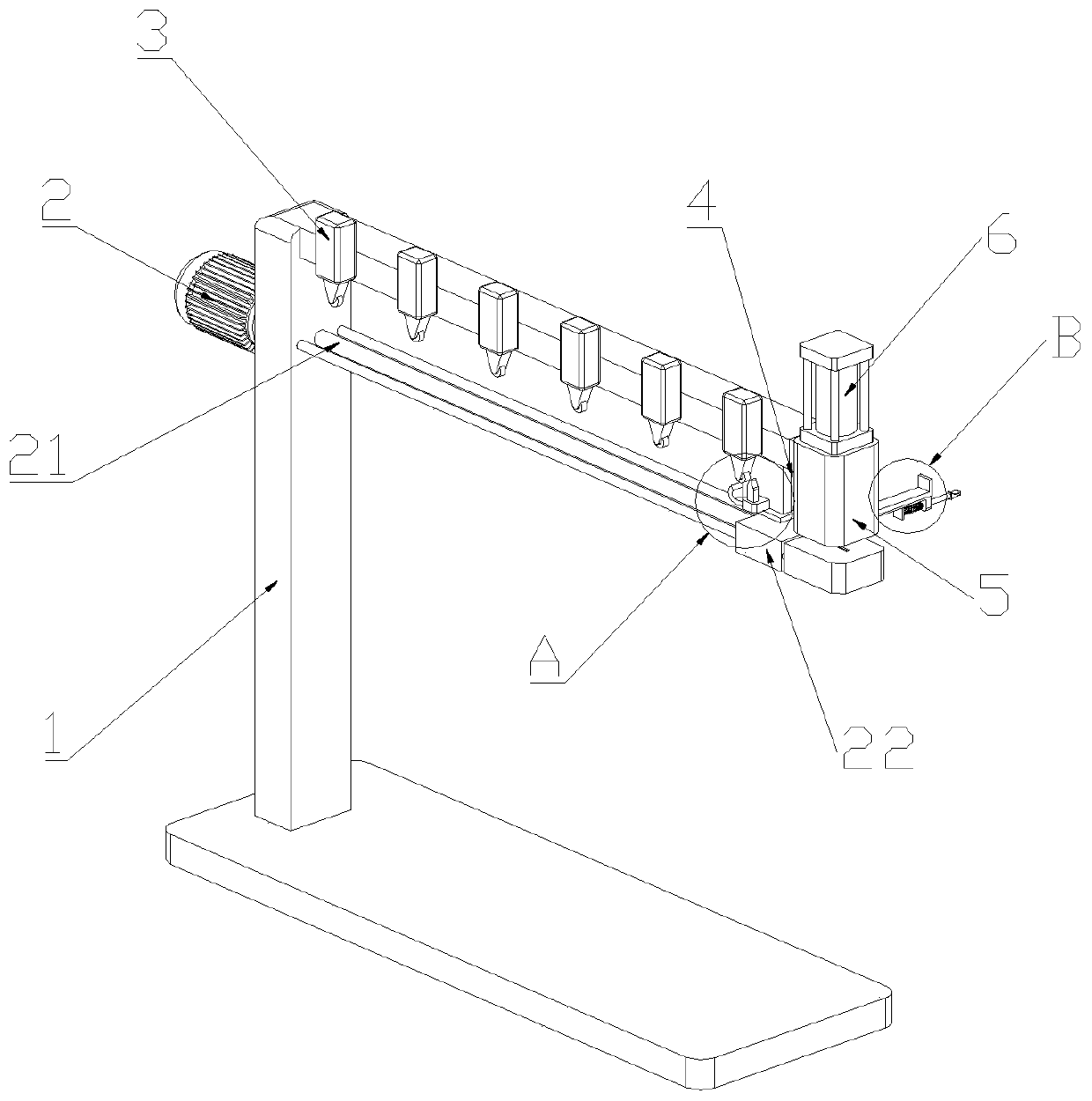 Novel nailing machine for carton packaging