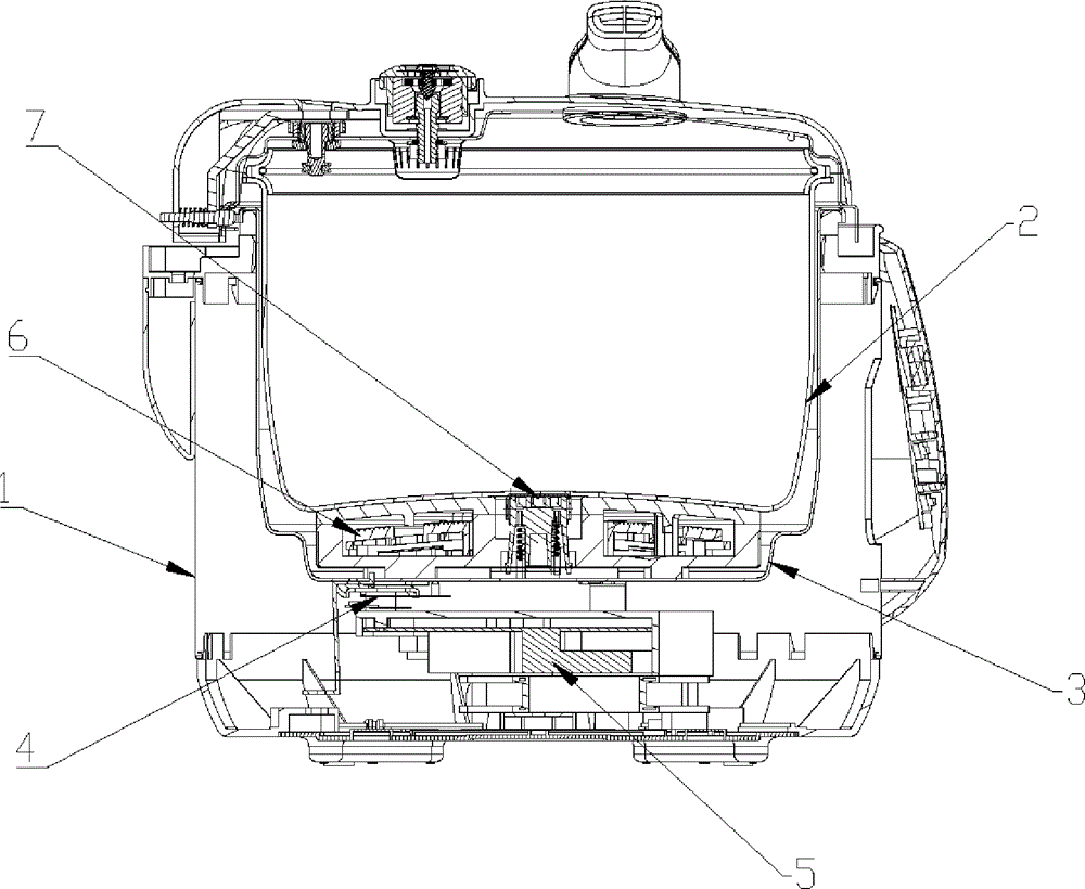 An electromagnetic heating electric pressure cooker