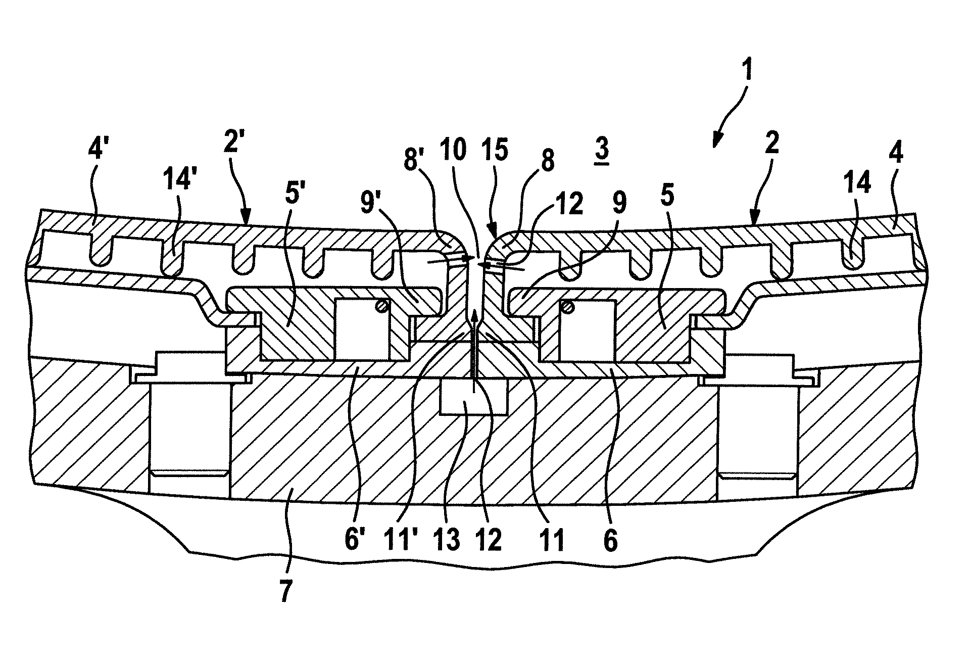 Combustion chamber of a combustion system