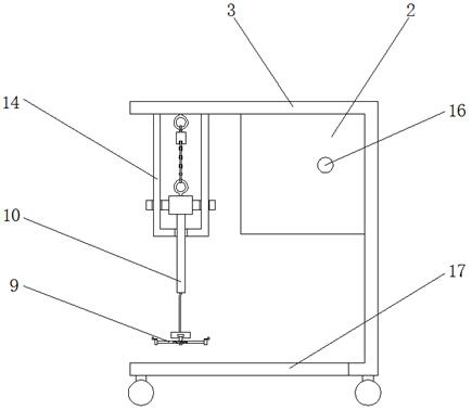 Lifting and positioning device for installing pedestal pan