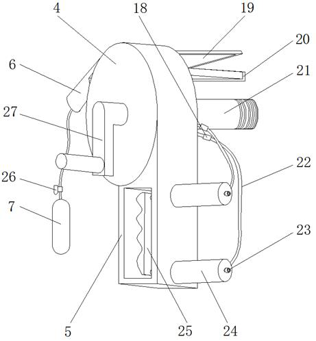 Lifting and positioning device for installing pedestal pan