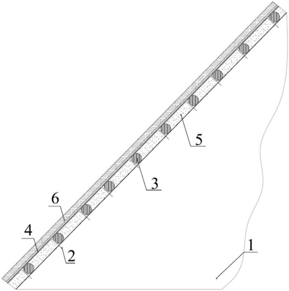 A construction method for ecological restoration of exposed slopes using fermented sludge as a substrate