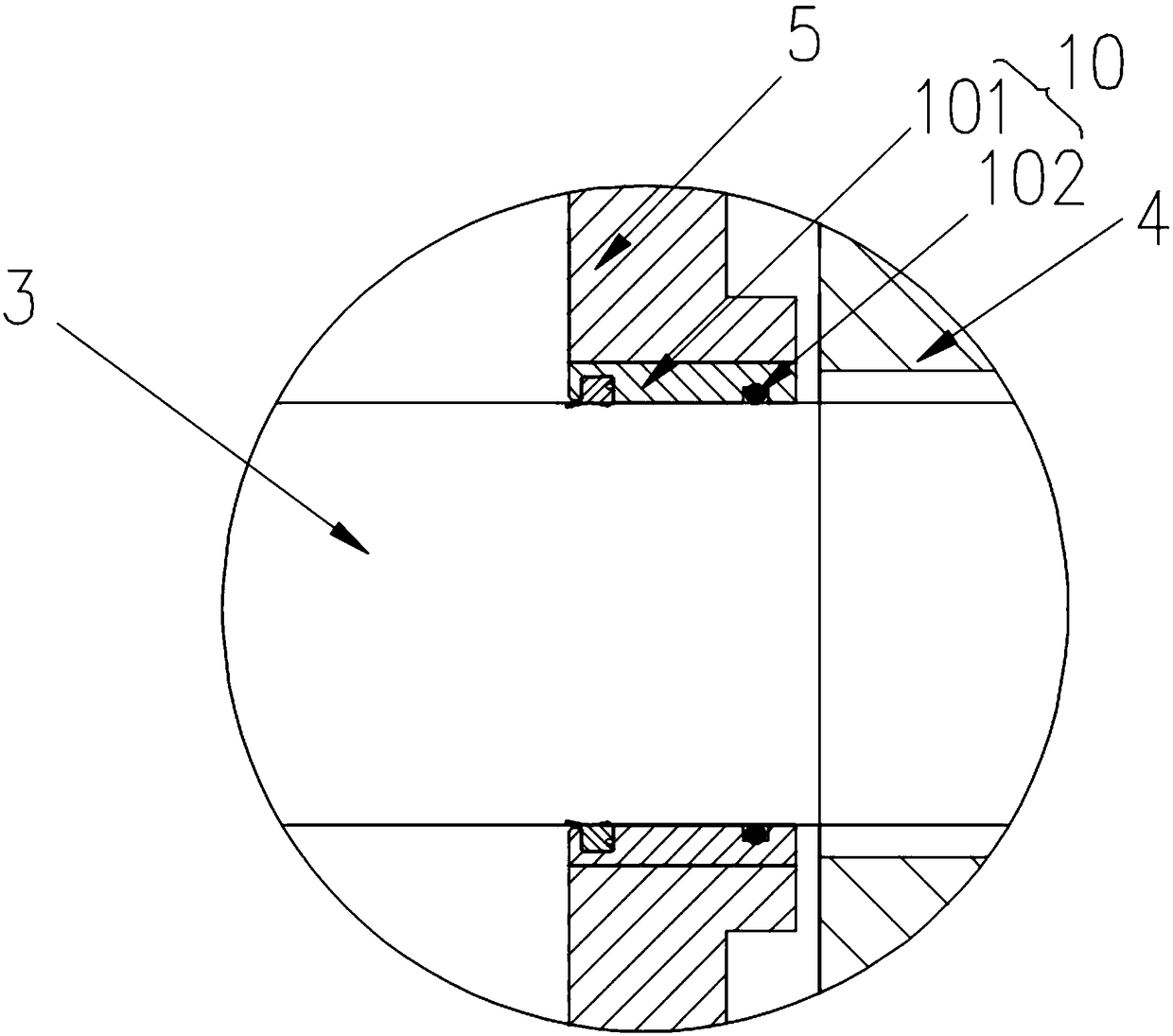 Electric cylinder with circulation cooling channel