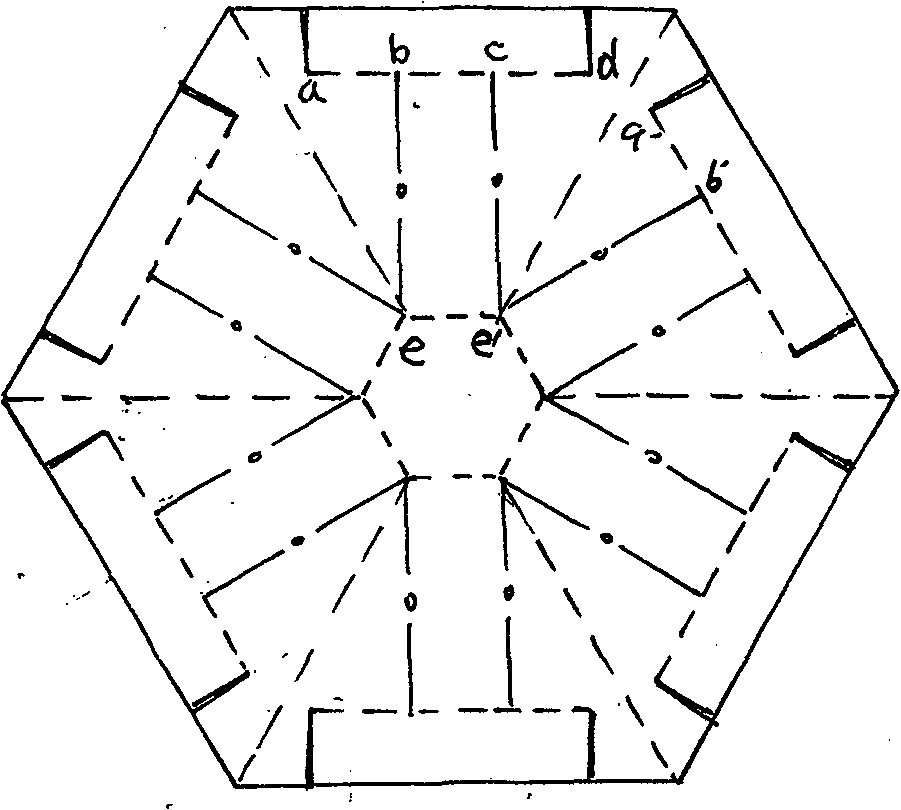 Making method of polygonal paper box