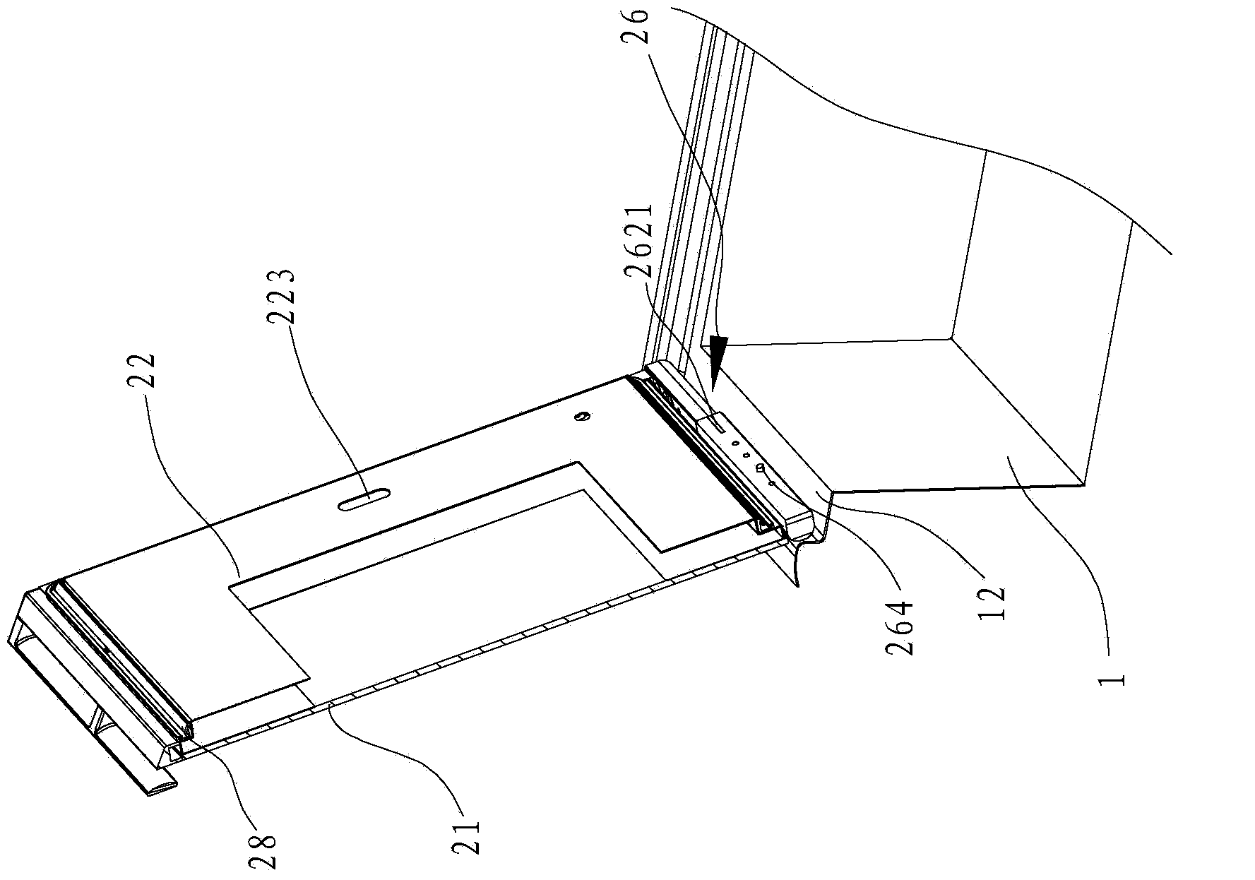 Water tank type cleaning machine convenient to observe