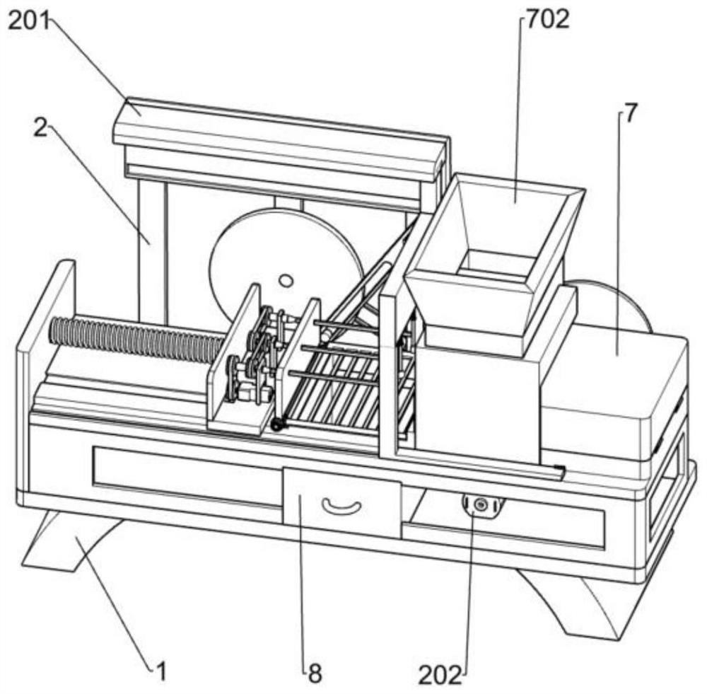 Potato agricultural product processing device