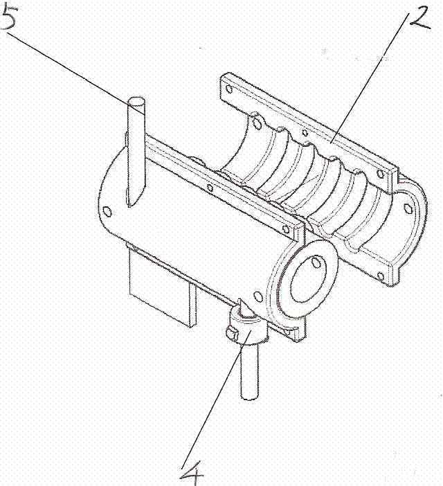 Spiral friction type anchor device for fiber reinforced composite material rib pull cable