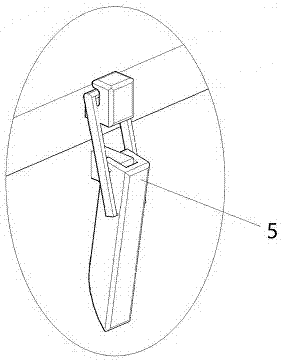 Water sample collecting device for sewage treatment