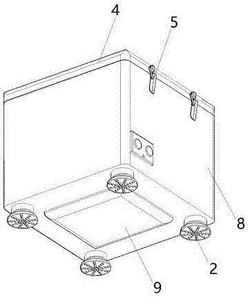 Water sample collecting device for sewage treatment