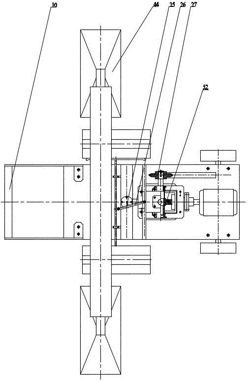 Forced vibrating air-sucking directional pollination device for hybrid rice