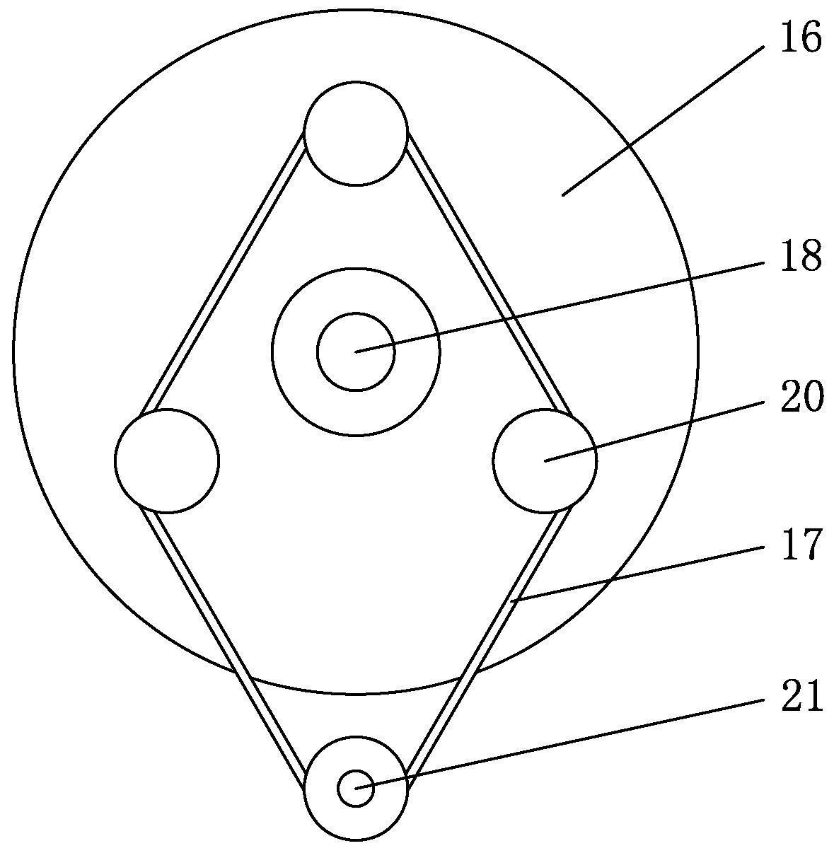 Manufacturing equipment for ceramic fishing net pendant