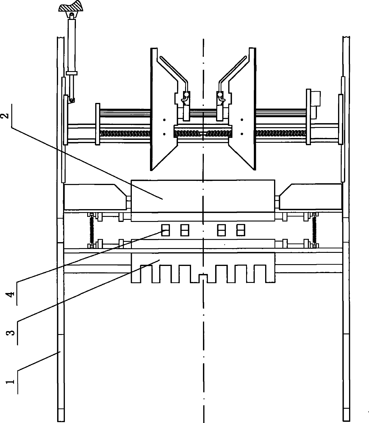 Full-automatic plastic bag folding and strapping machine