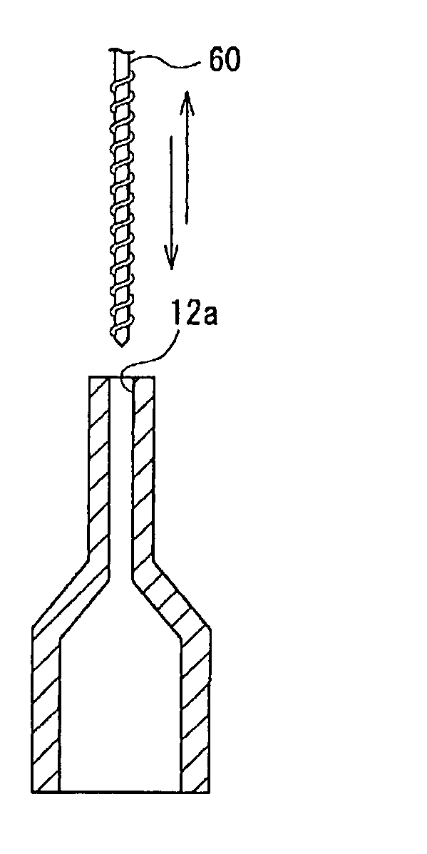 Injection needle, method for manufacturing the injection needle and device for manufacturing the injection needle