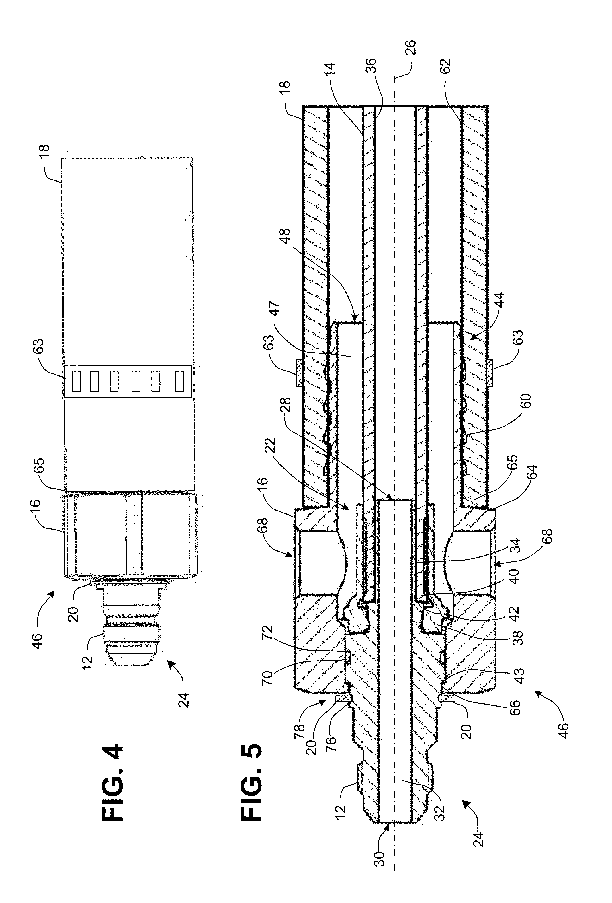 Hose-in-hose termination fitting