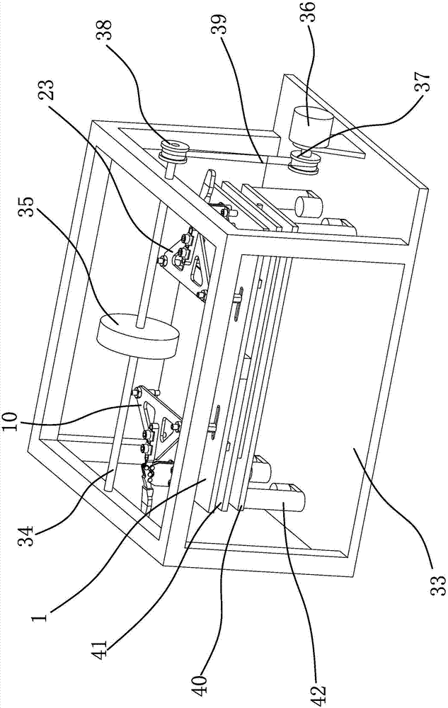 A plate polishing machine