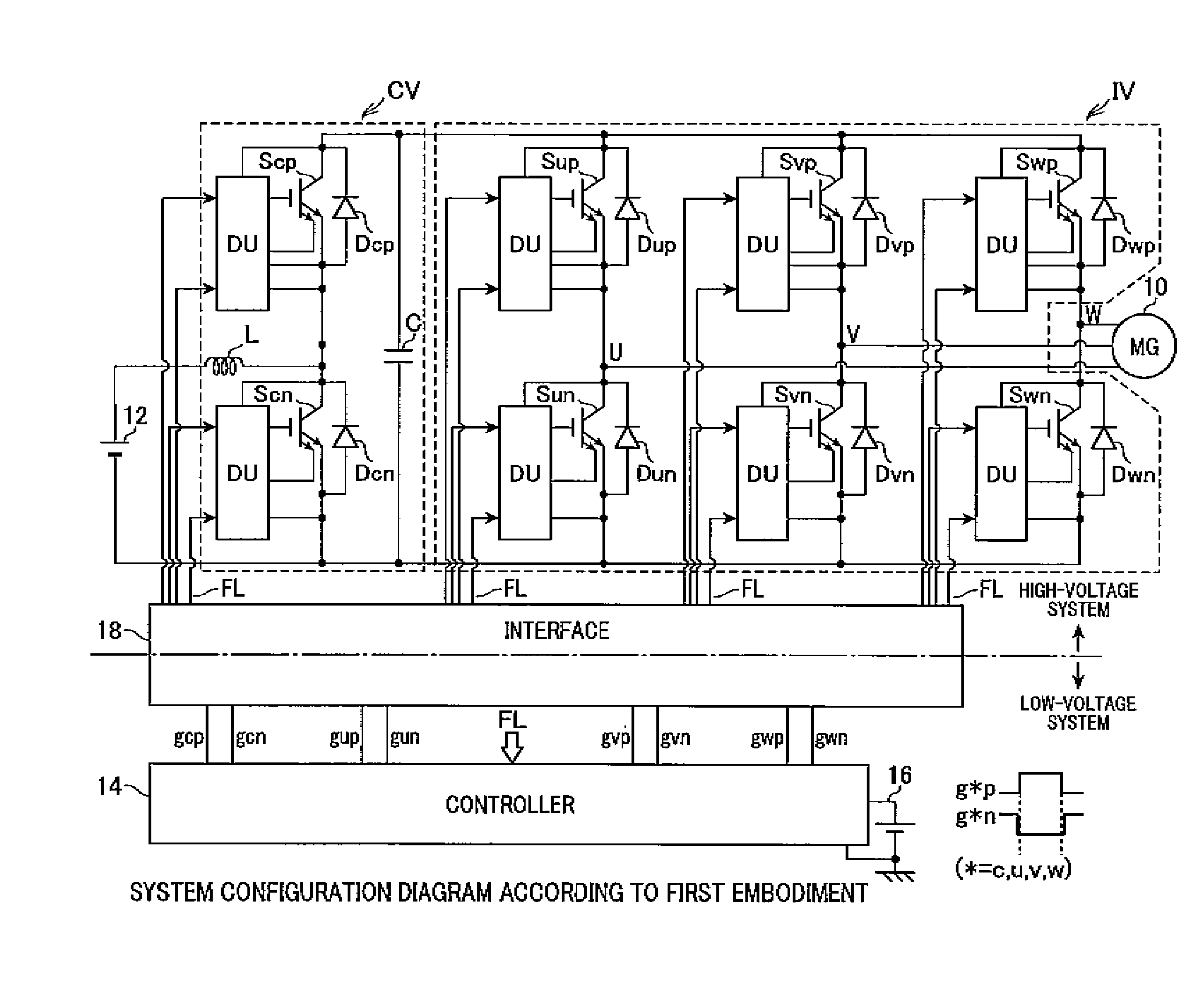 Drive unit for switching element and method thereof