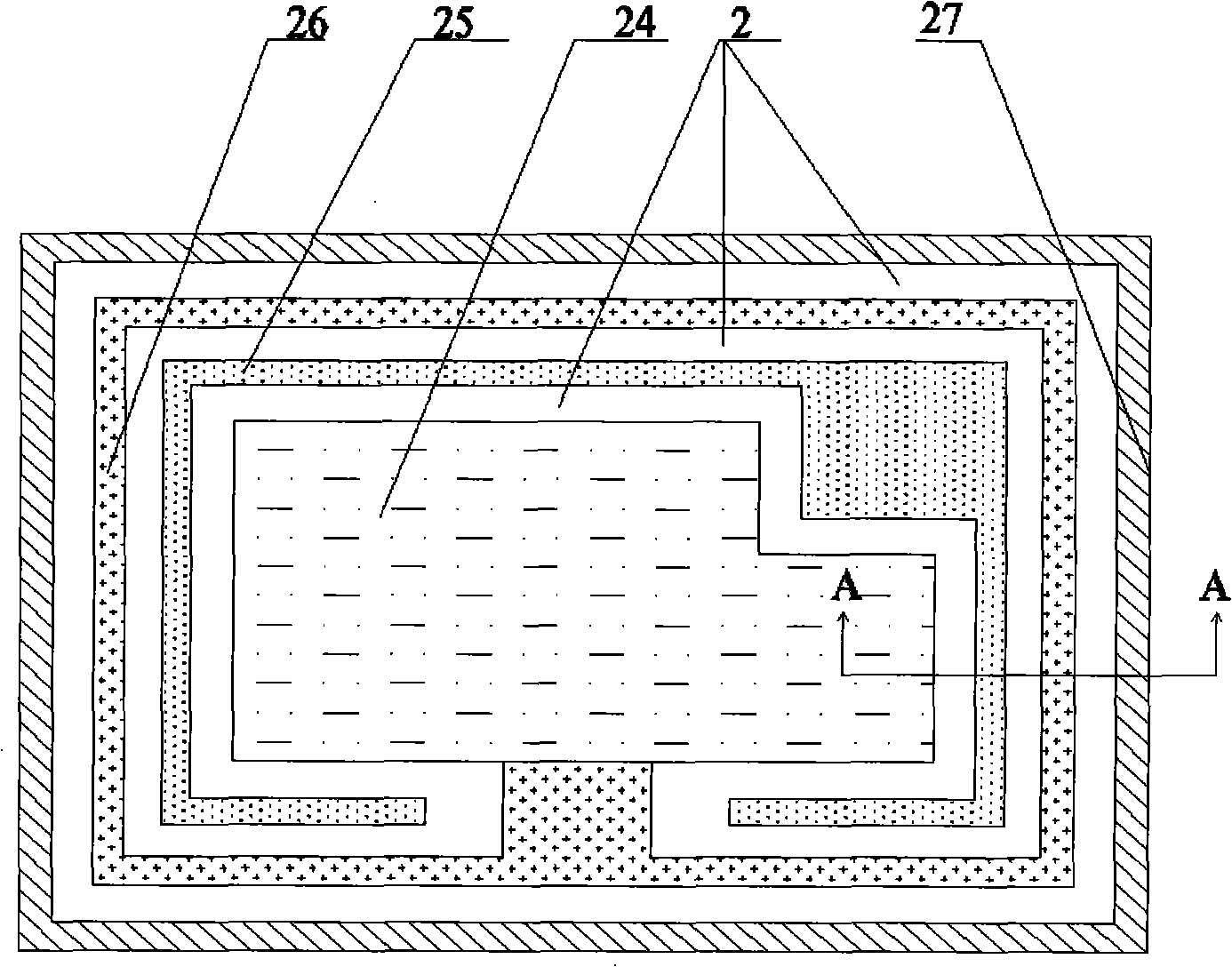 Groove type high-power MOS device and manufacturing method thereof