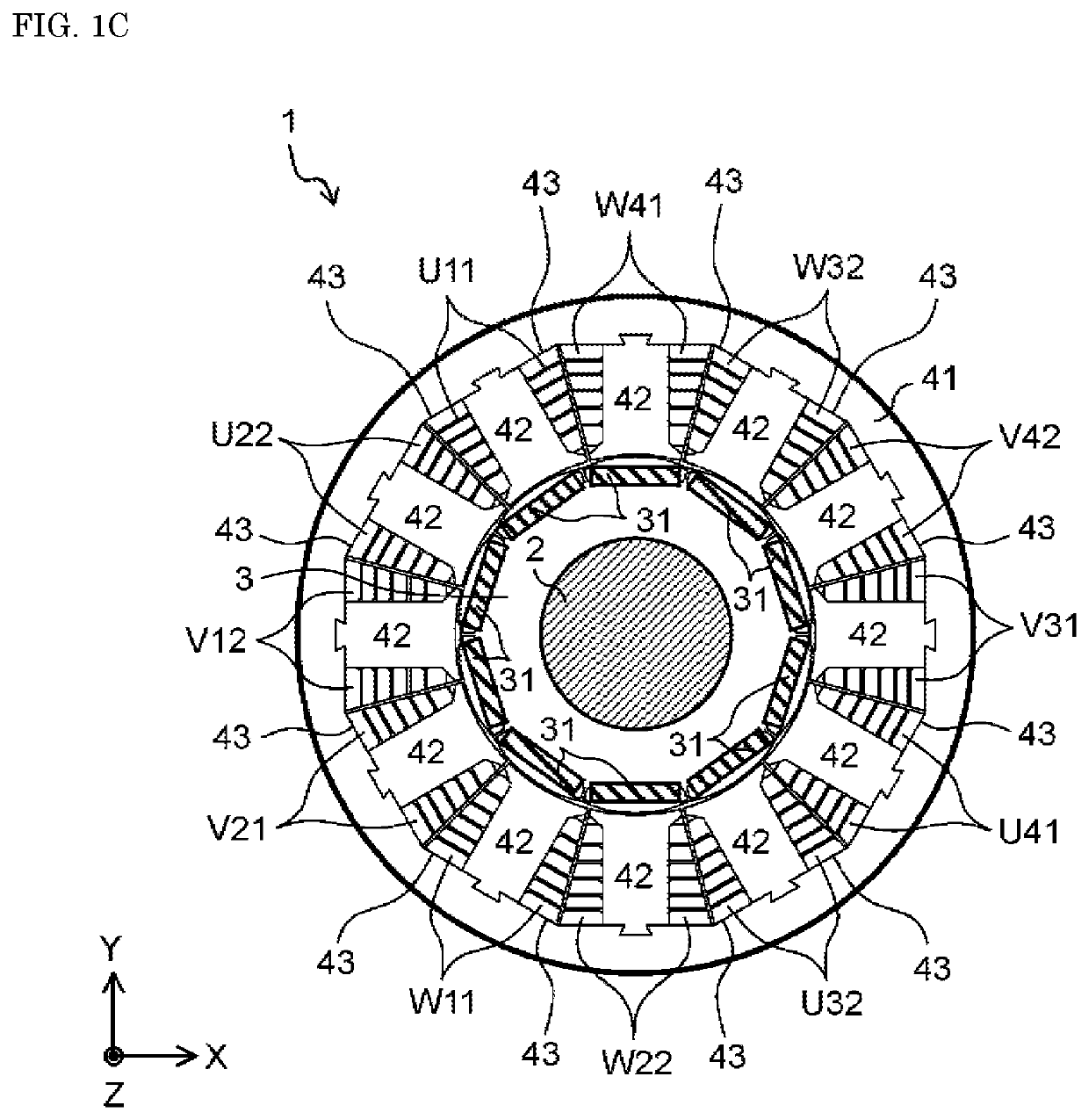 Coil and motor using same