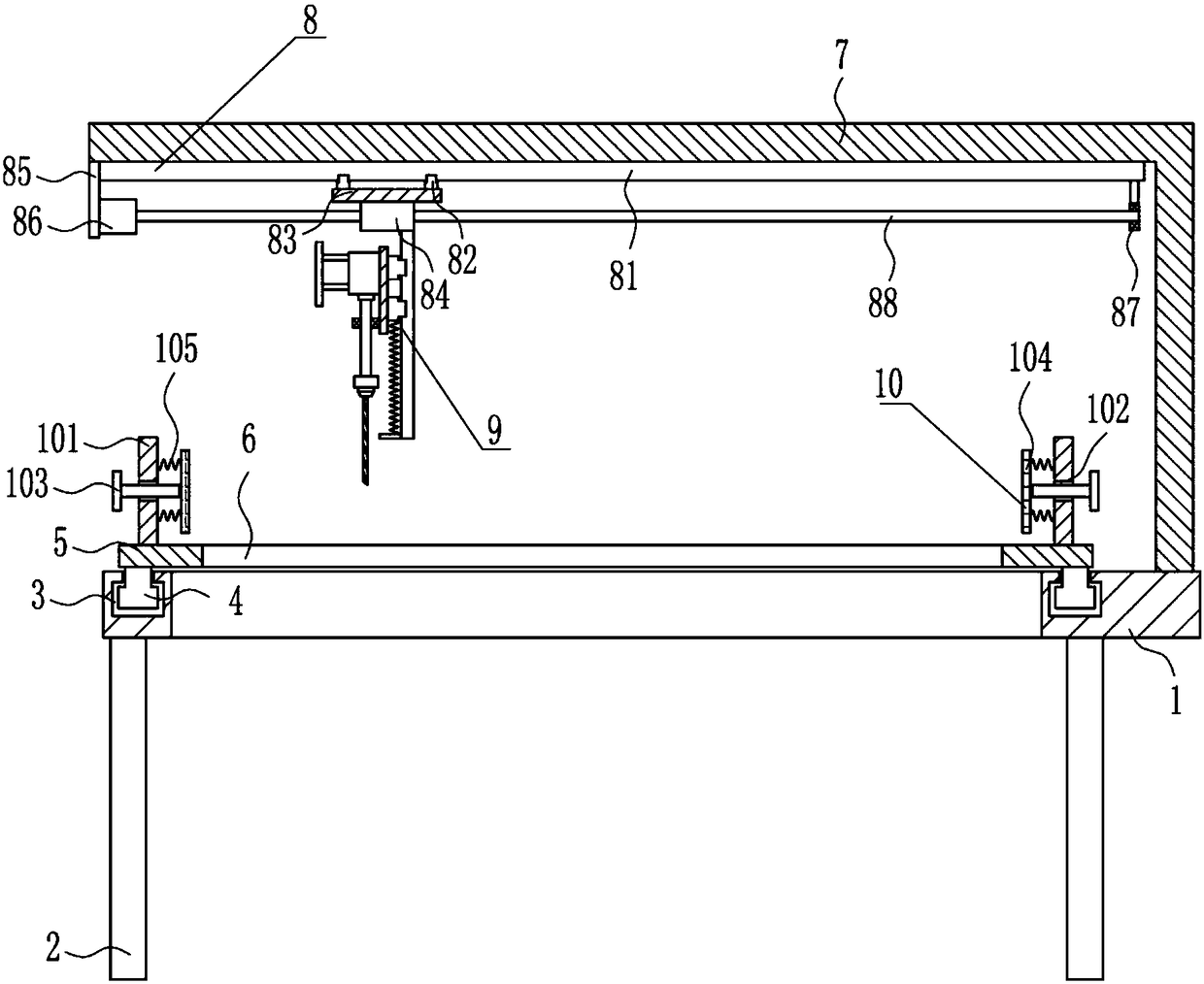 Board punching device