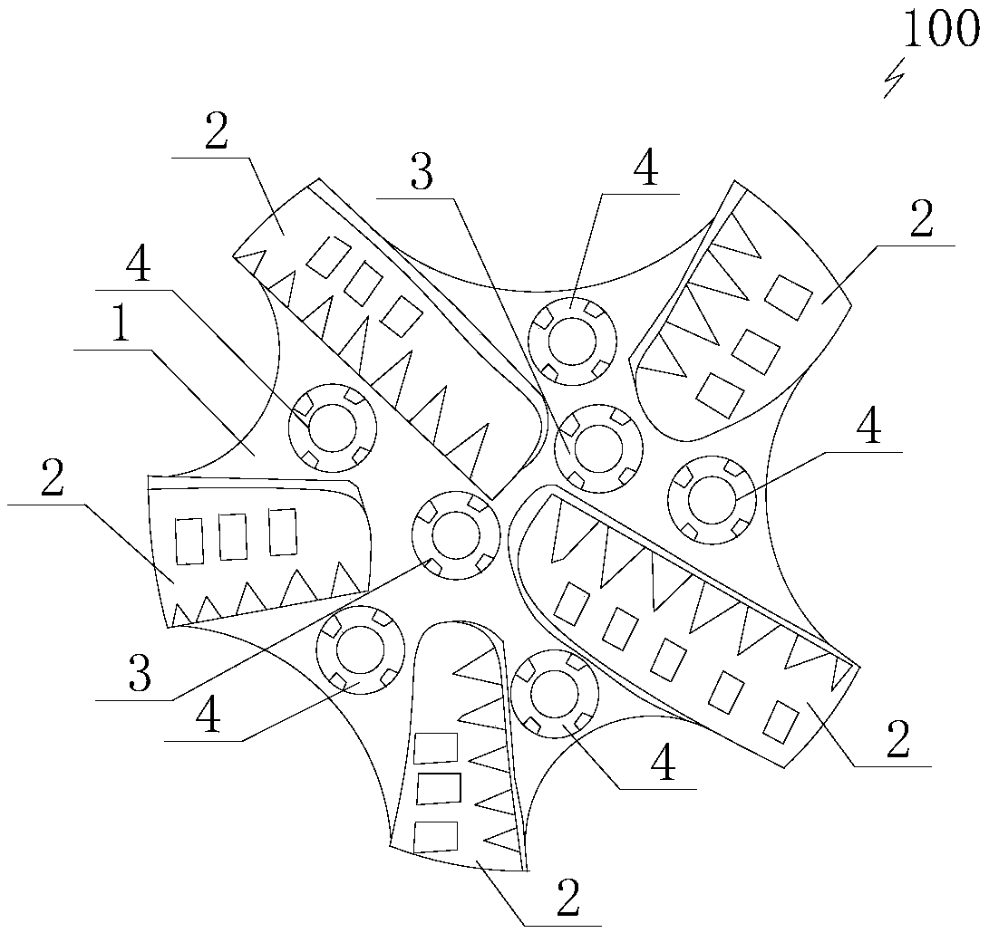 Liquid phase discharge plasma impact wave PDC drill bit