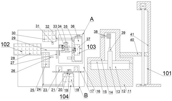 Single crystal furnace capable of automatically dismounting single crystal rods and dismounting method thereof