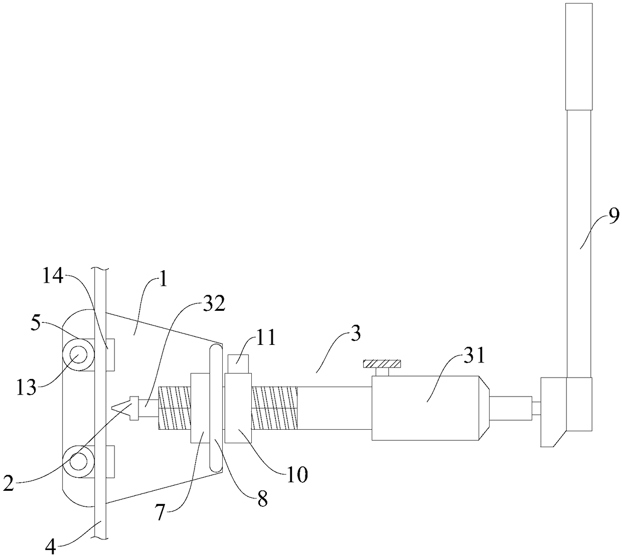 Steel bar bending machine