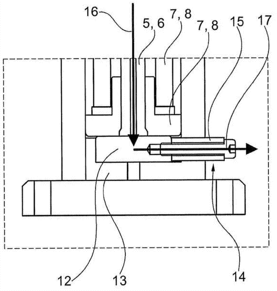 Ceramic riveting die with conducting core