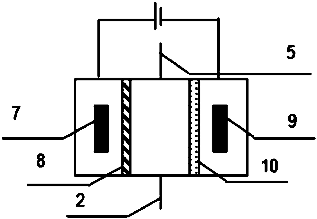 Microbial battery system for removing salt in kitchen waste