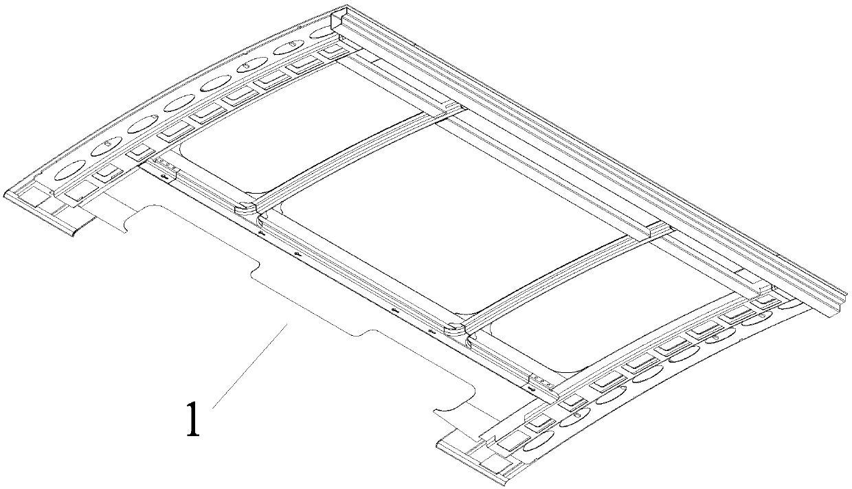 Railway vehicle side wall integrated forming method