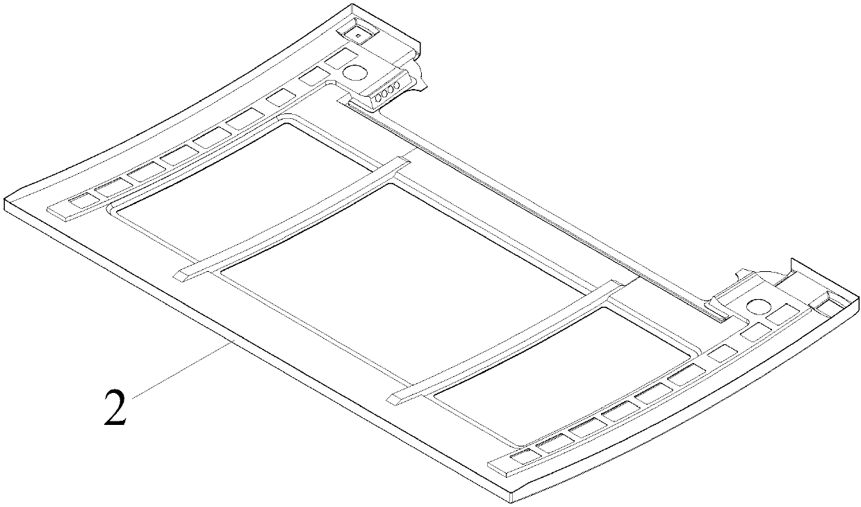 Railway vehicle side wall integrated forming method