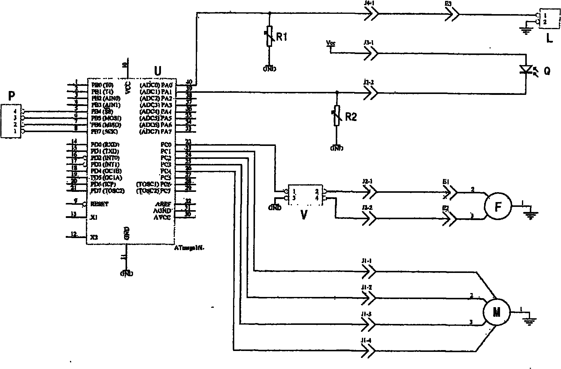 Automatic control device of infrared ray burner