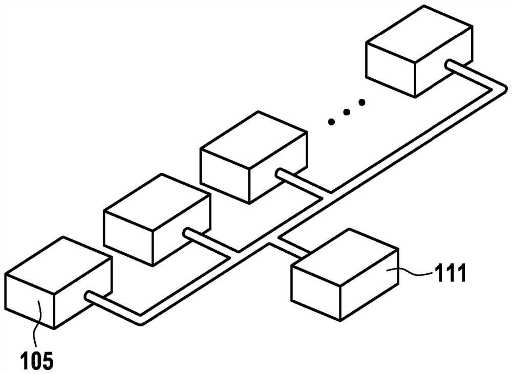 Data transmission via energy supply lines in battery pack systems