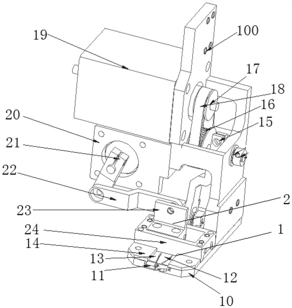 Bead feeding mechanism of bead embroidery machine and bead embroidery machine