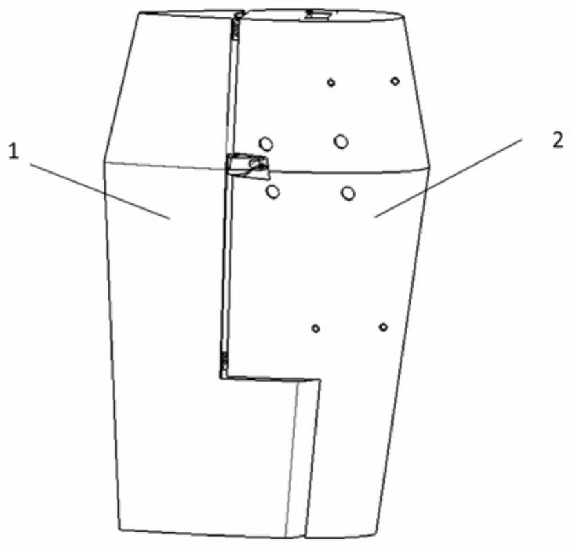 Adjustable helicopter side end plate structure