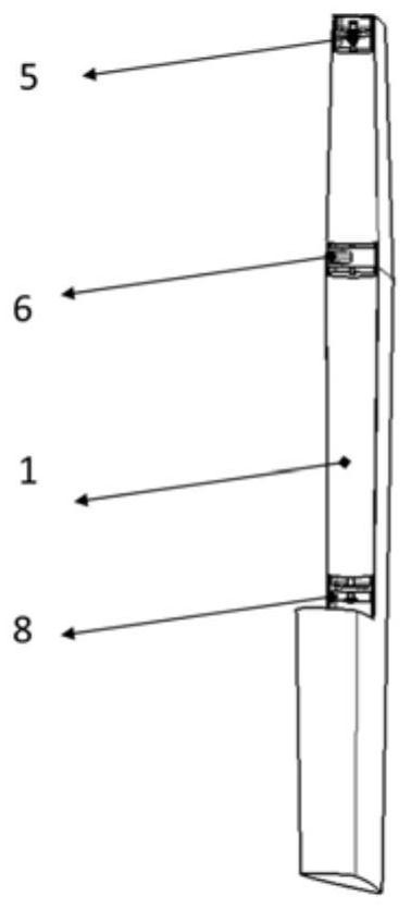 Adjustable helicopter side end plate structure