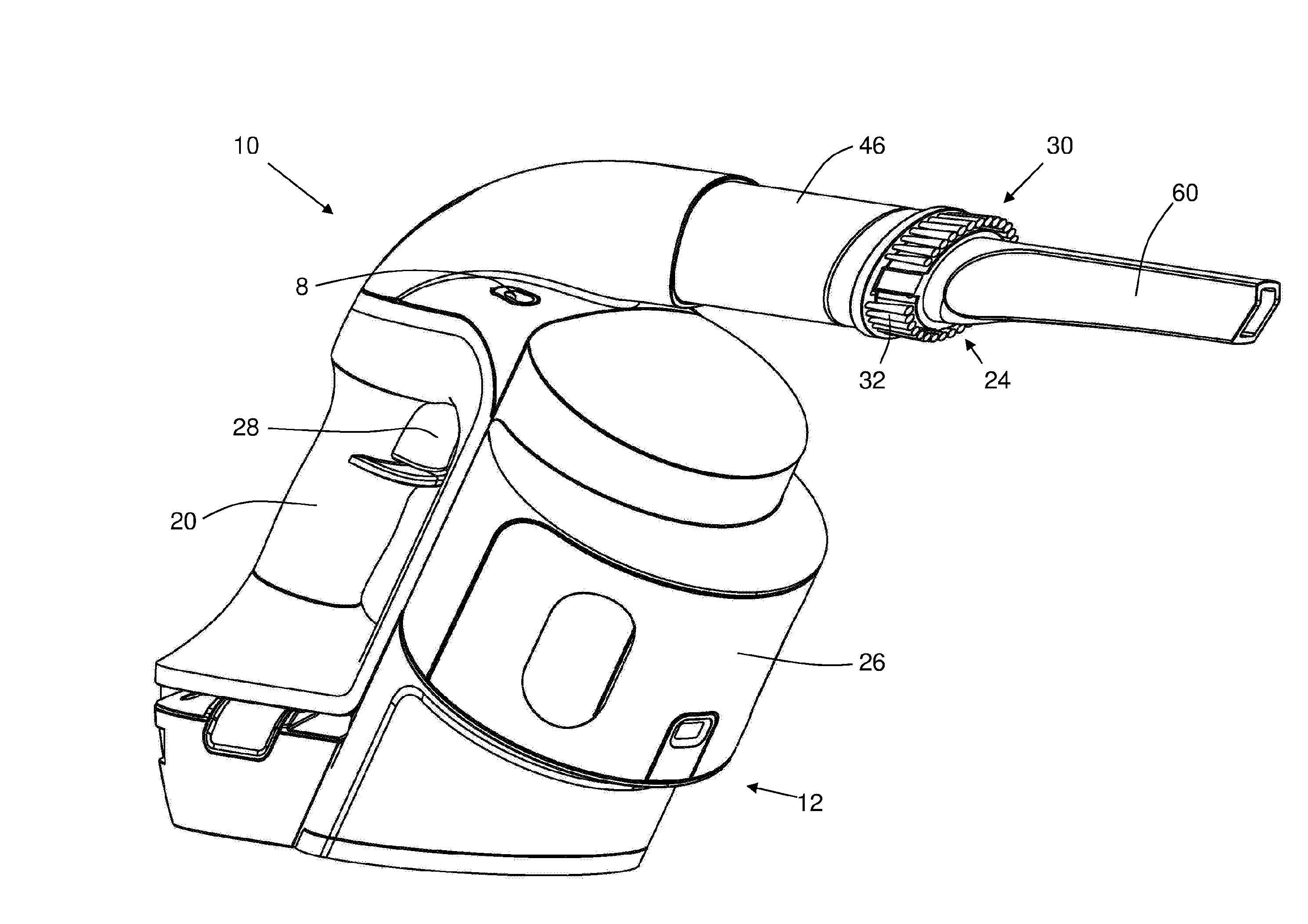 Hand-held vacuum cleaner