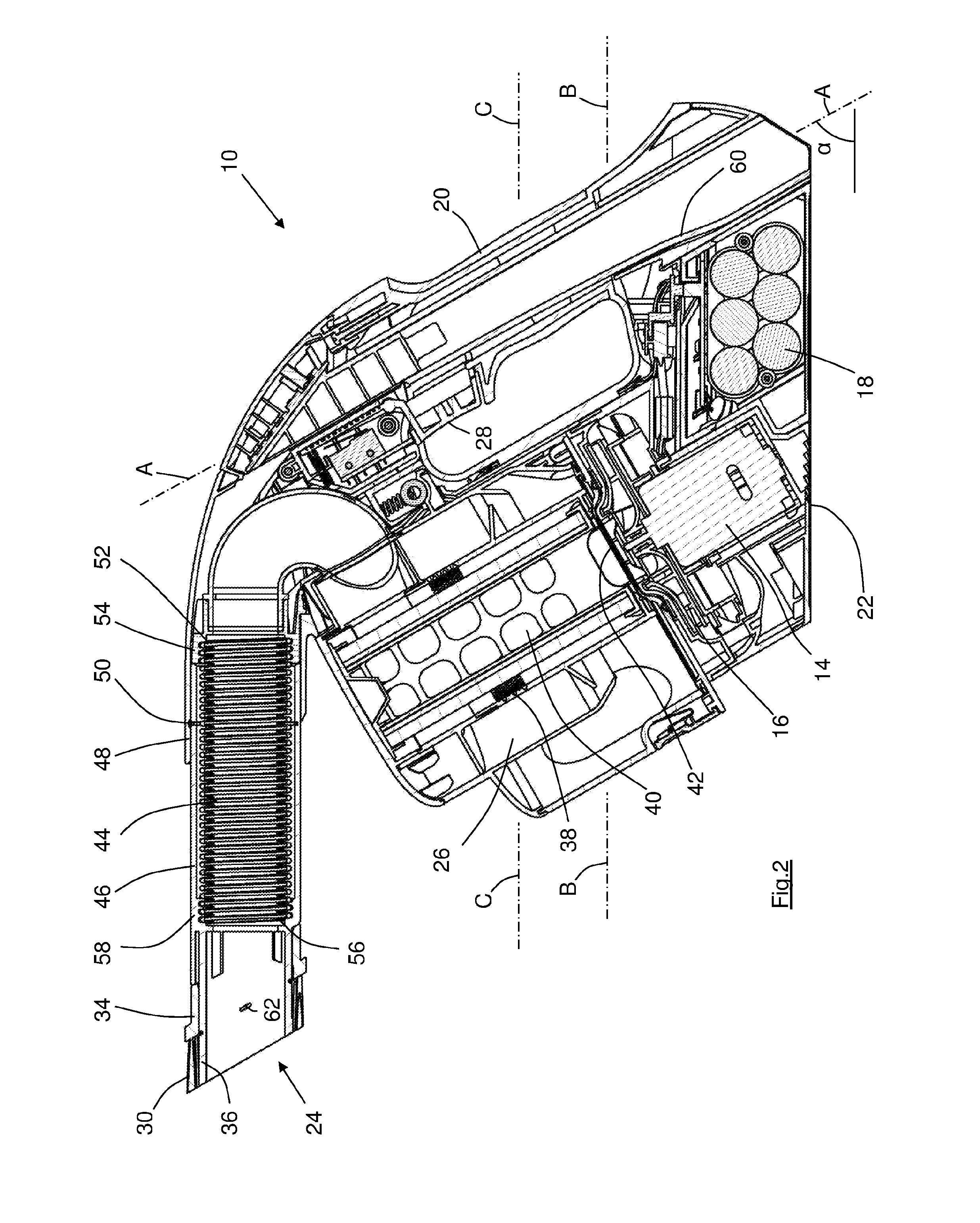 Hand-held vacuum cleaner