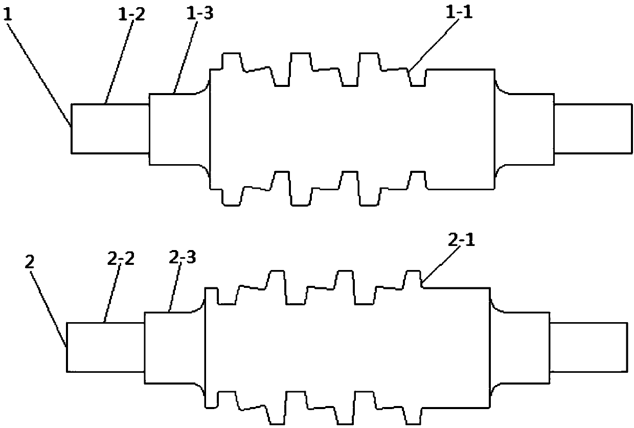 A kind of high-hardness graphite steel section steel roll and preparation method thereof