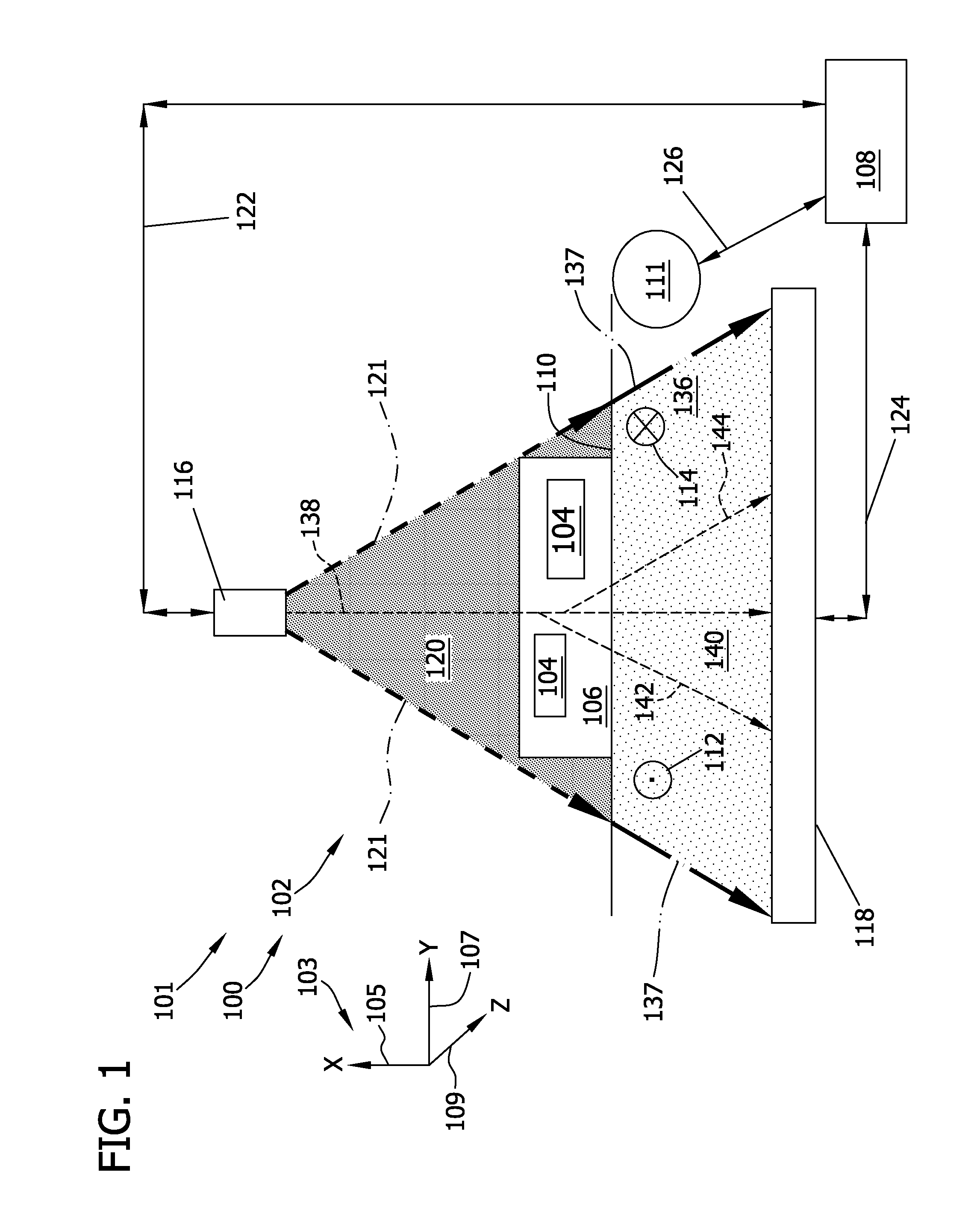 Object imaging system and x-ray diffraction imaging device for a security system