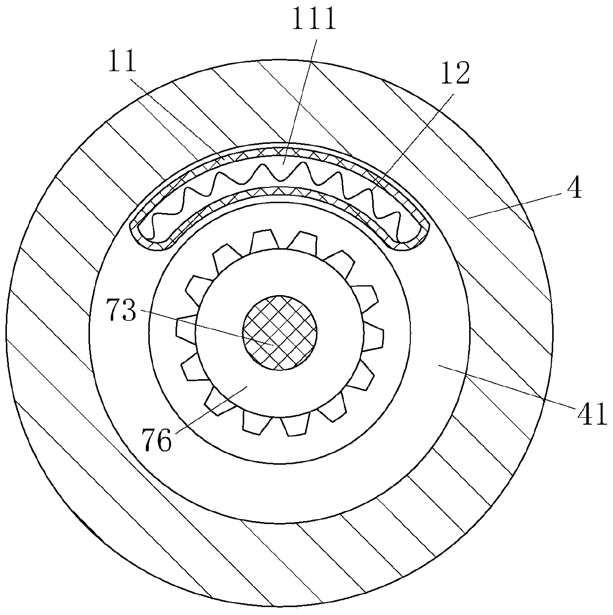 Intelligent driving automobile radar installation device with multi-application scenarios