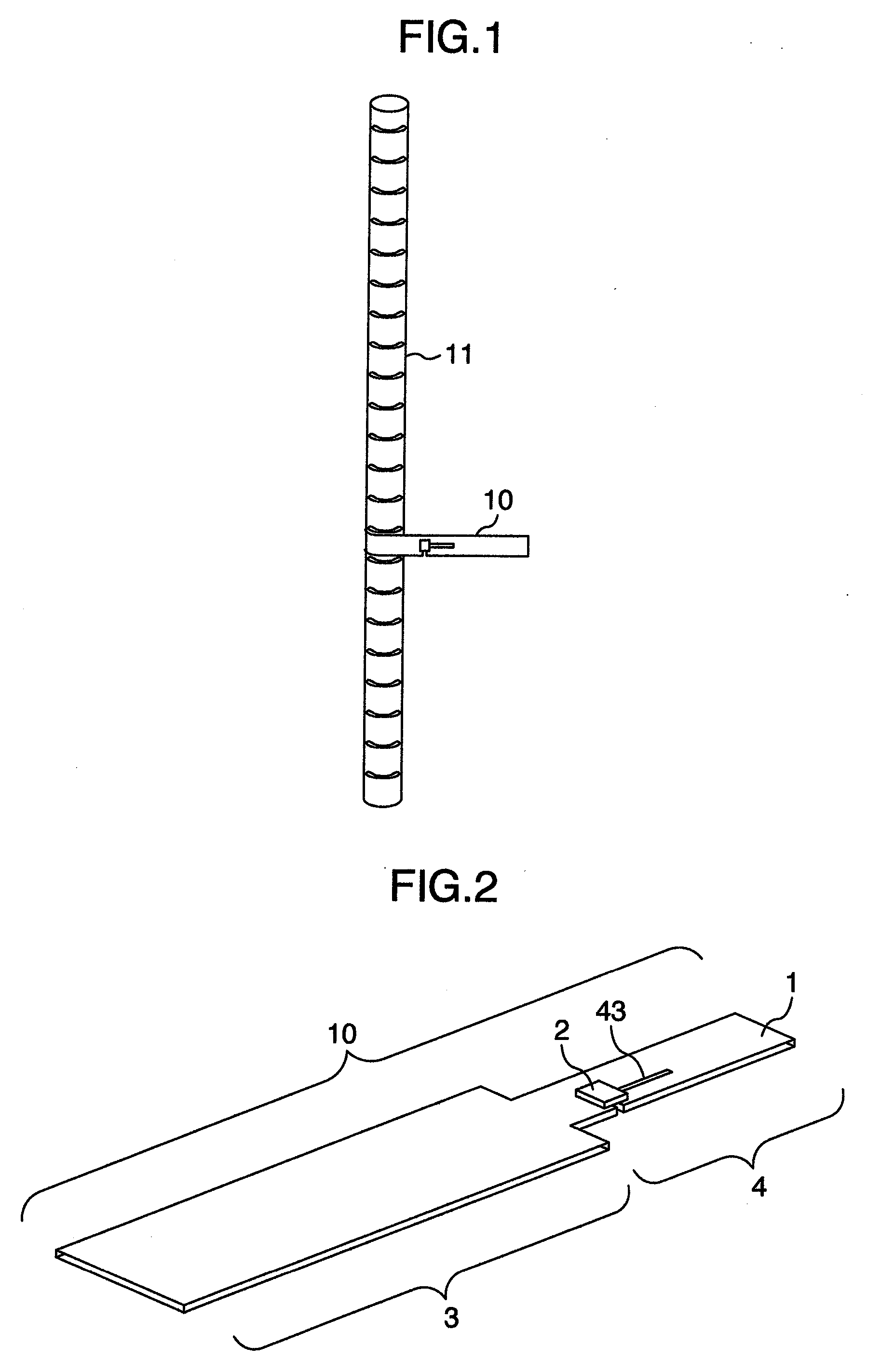 RFID tag for structure