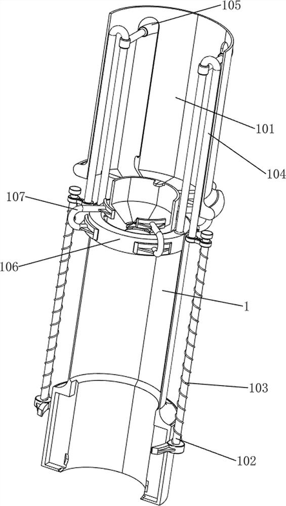 Handheld ointment smearing device for skin department