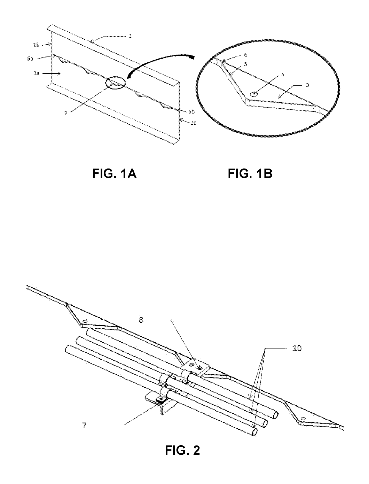 Composite structure having an integrated support