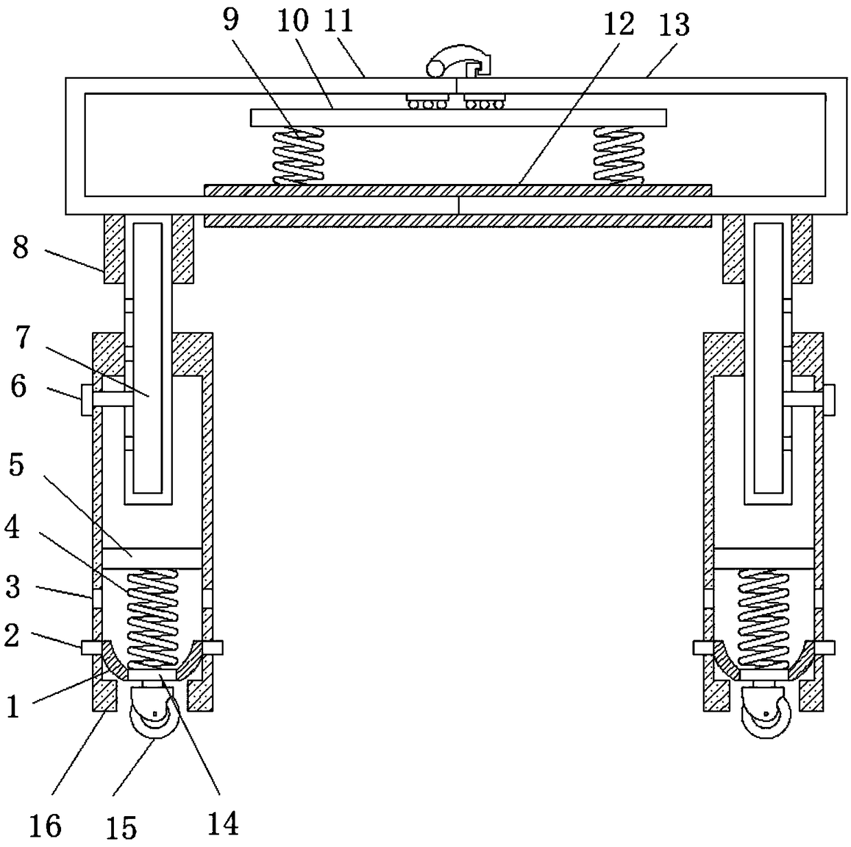 Convenient-to-detach temporary working table for technical consultation