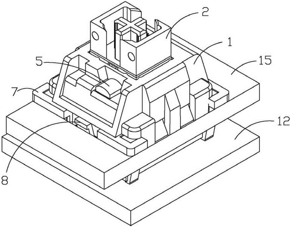 Light triggered mechanical keyboard switch