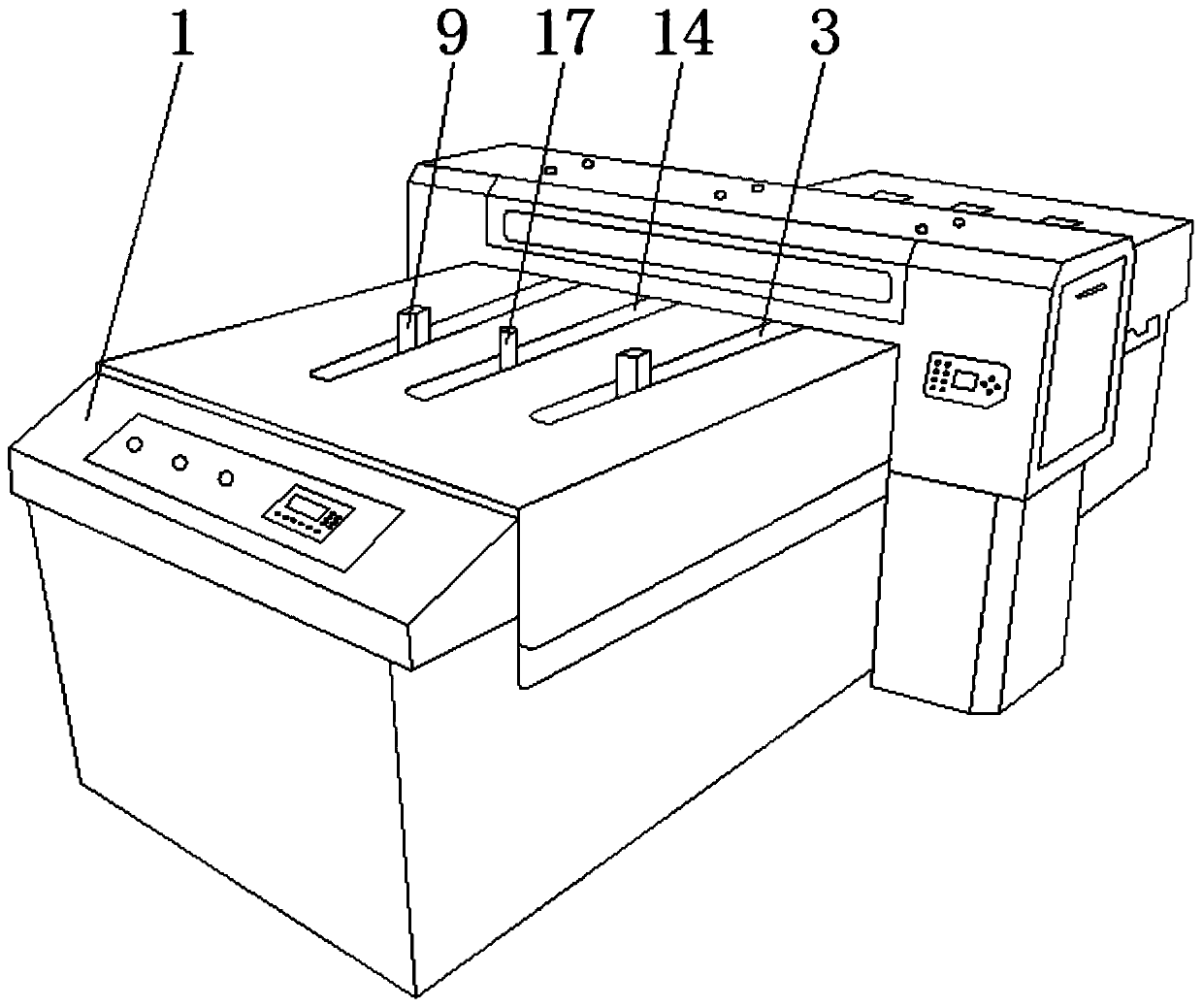 Engraving and printing equipment for producing ceramic finished products