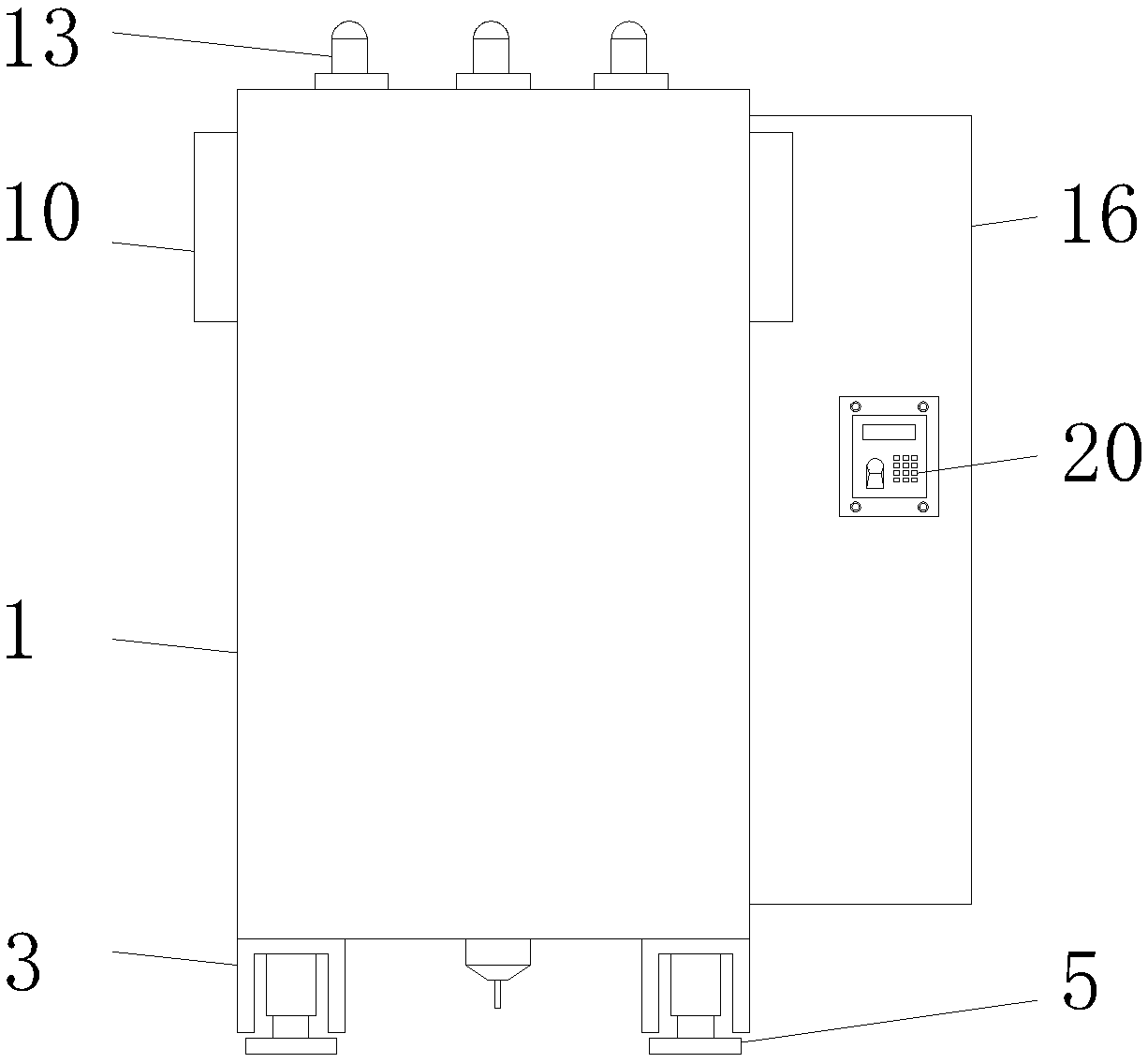 System integration control cabinet having high safety coefficient