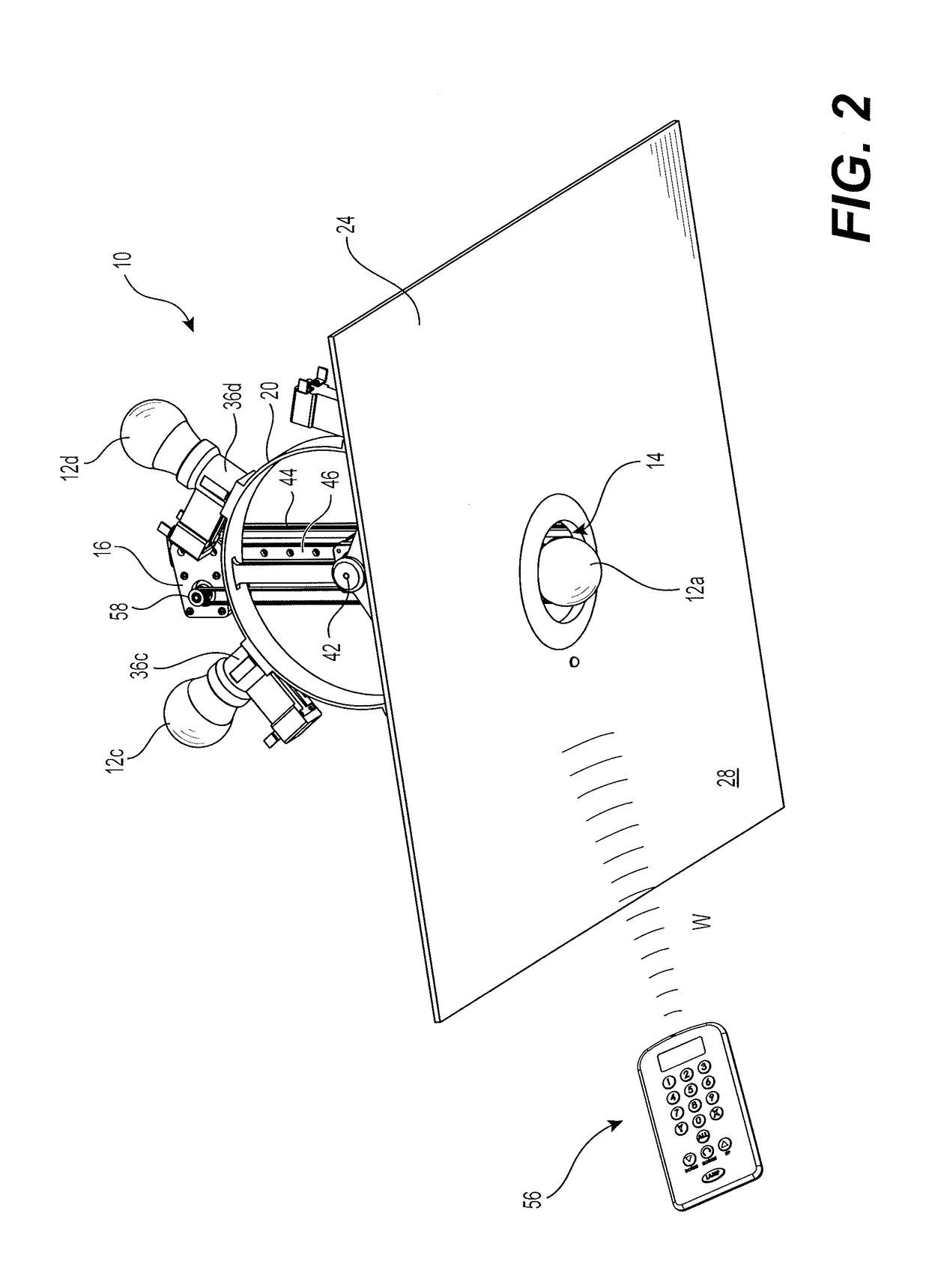 Rotating multi-socket light fixture